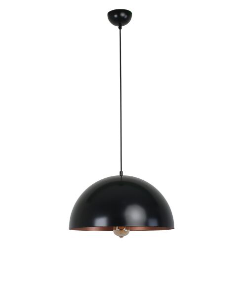 Set lampadario e lampada da tavolo 2546139 nero - 70 cm