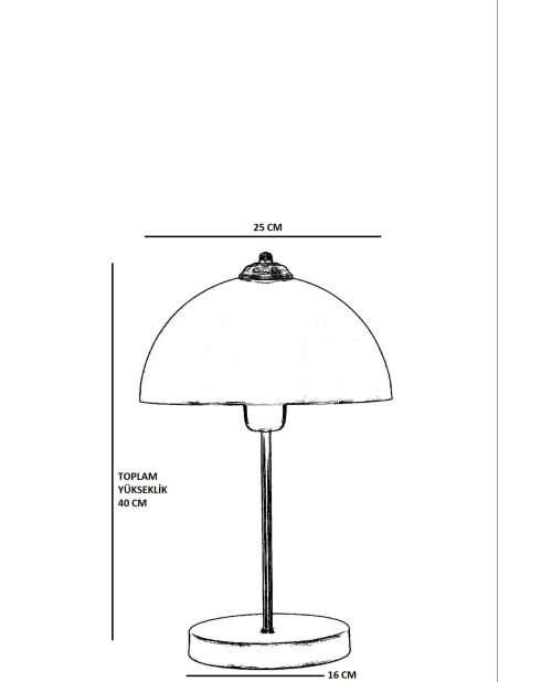 Set lampadario e lampada da tavolo 2546139 nero - 70 cm