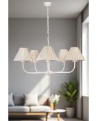 Lampadario 2587866 bianco crema - 80 cm