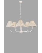Lampadario 2587866 bianco crema - 80 cm
