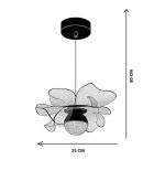 Lampadario in oro Kleopatra - da 25 a 80 cm