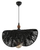 Lampadario Taco W marrone-nero - 55 cm