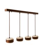 Lampadario Lover D noce beige - da 16 a 146 cm