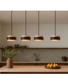 Lampadario Lover D noce beige - da 16 a 146 cm