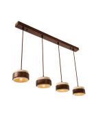 Lampadario Lover D noce beige - da 16 a 146 cm
