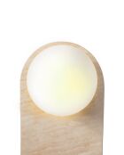 Lampada da parete Tor-Bell beige bianca - 39 cm