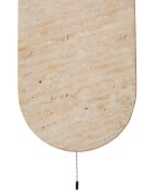 Lampada da parete Tor-Bell beige bianca - 39 cm