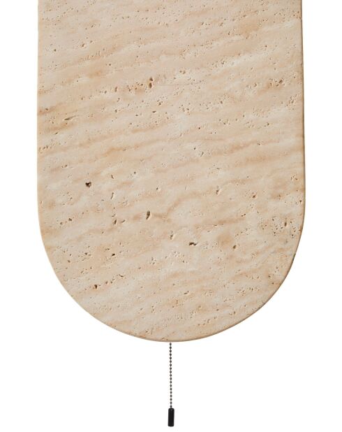 Lampada da parete Tor-Bell beige bianca - 39 cm