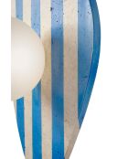 Lampada da parete Sımple beige bianco blu - 42 cm