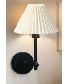 BRZ-343421 aplique de pared blanco negro - 28 cm