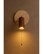 Lámpara de pie 2329519 negro nogal - 21 cm