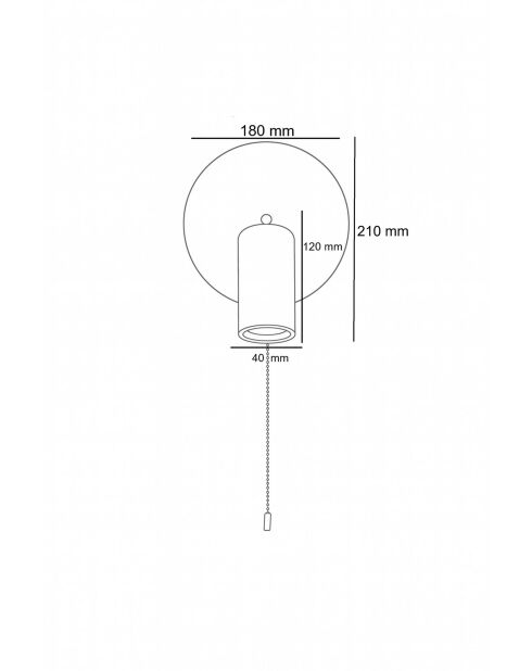 Lámpara de pie 2329519 negro nogal - 21 cm