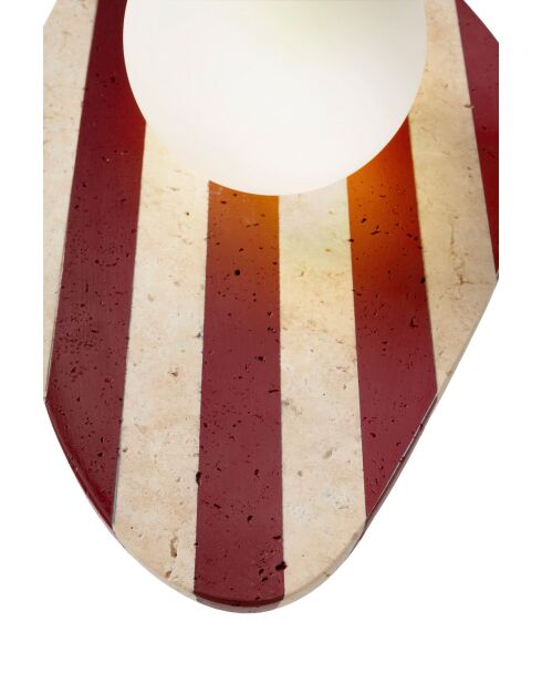 Lampada da parete Forest beige bianco rosso - 42 cm