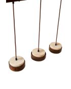 Lampadario Lover C in noce beige - da 16 a 146 cm