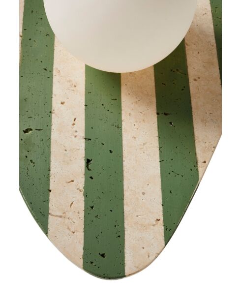 Lampada da parete Traver beige bianco verde - 42 cm