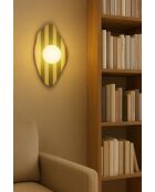 Lampada da parete Espe beige bianco verde - 42 cm
