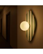 Lampada da parete Espe beige bianco verde - 42 cm