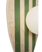Lampada da parete Espe beige bianco verde - 42 cm