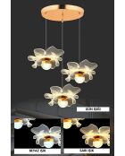 Lampadario in oro Kleopatra 3 - da 25 a 80 cm