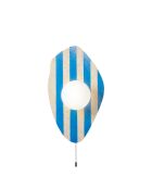 Lampada da parete Sıde beige bianco blu - 42 cm