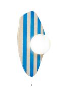 Lampada da parete Sıde beige bianco blu - 42 cm