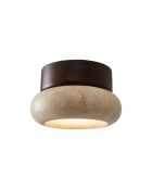 Lámpara de pared Worm-S - Nogal nogal beige - 9 cm