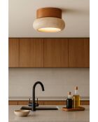 Lámpara de pared Worm-S - Roble beige roble - 9 cm