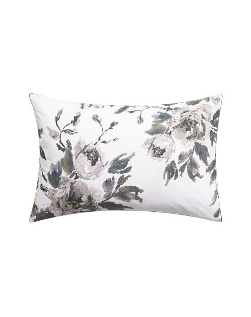 Taie d'oreiller imprimée en satin de coton Shanghai garden