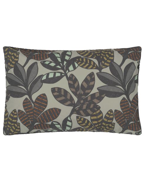 Taie d'oreiller imprimée en percale de coton Tanjore