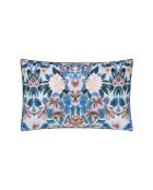 Ikebana Kissenbezug aus Damast-Baumwollperkal, bedruckt
