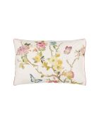 Taie d'oreiller imprimée en percale de coton Fiore d'acqua peony