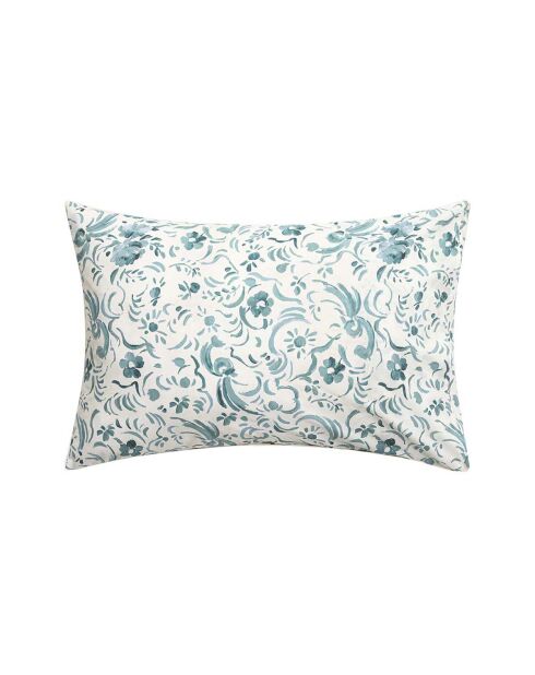 Taie d'oreiller imprimée en percale de coton Kawana