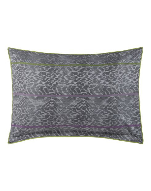 Taie d'oreiller imprimée en percale de coton Bandela