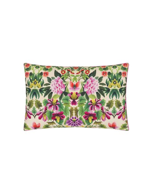 Taie d'oreiller imprimée en percale de coton Ikebana damask