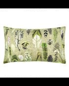 Taie d'oreiller imprimée en percale de coton Quill natural