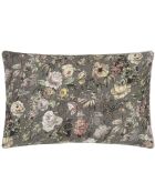 Taie d'oreiller imprimée en satin de coton Mansur