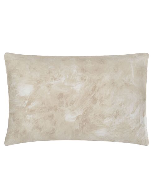 Taie d'oreiller imprimée en satin de coton Mansur