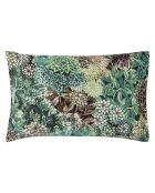 Taie d'oreiller imprimée en satin de coton Madhya