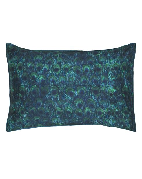 Taie d'oreiller imprimée en satin de coton Arjuna leaf