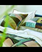 Taie d'oreiller imprimée en percale de coton Alphonse