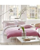 Taie d'oreiller bicolore en percale de coton Shoshi