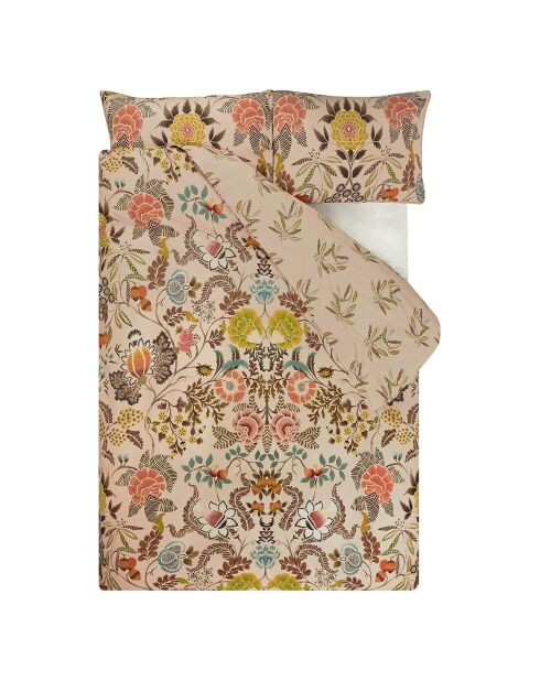 Housse de couette imprimée en percale de coton Brocart decoratif