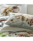 Housse de couette imprimée en percale de coton Pahari tuberose