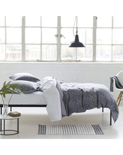 Housse de couette imprimée en percale de coton Bandela