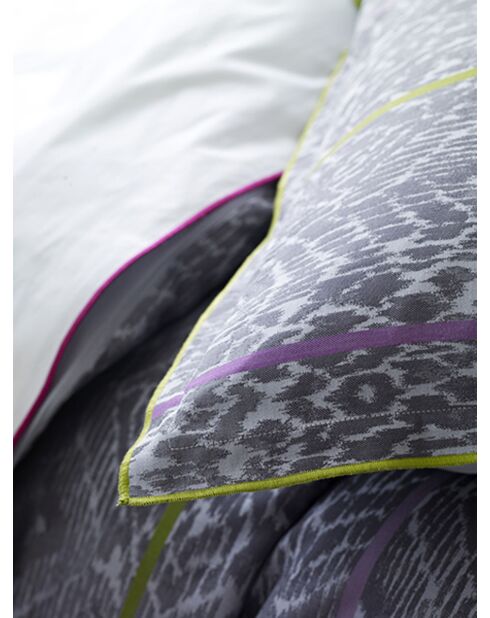 Housse de couette imprimée en percale de coton Bandela