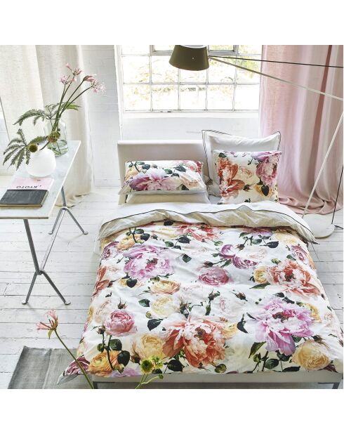 Housse de couette imprimée en percale de coton Tourangelle