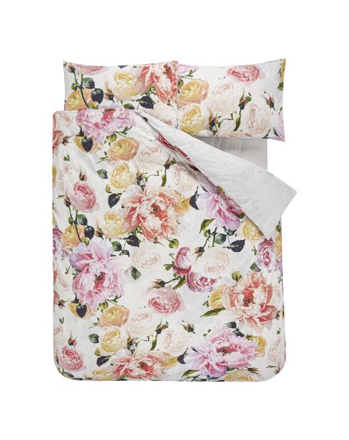 Housse de couette imprimée en percale de coton Tourangelle