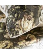 Housse de couette imprimée en satin de coton Mansur