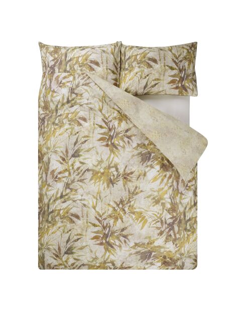 Housse de couette imprimée en percale de coton Jardin chinois
