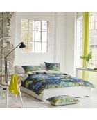 Housse de couette imprimée en percale de coton Brocart decoratif